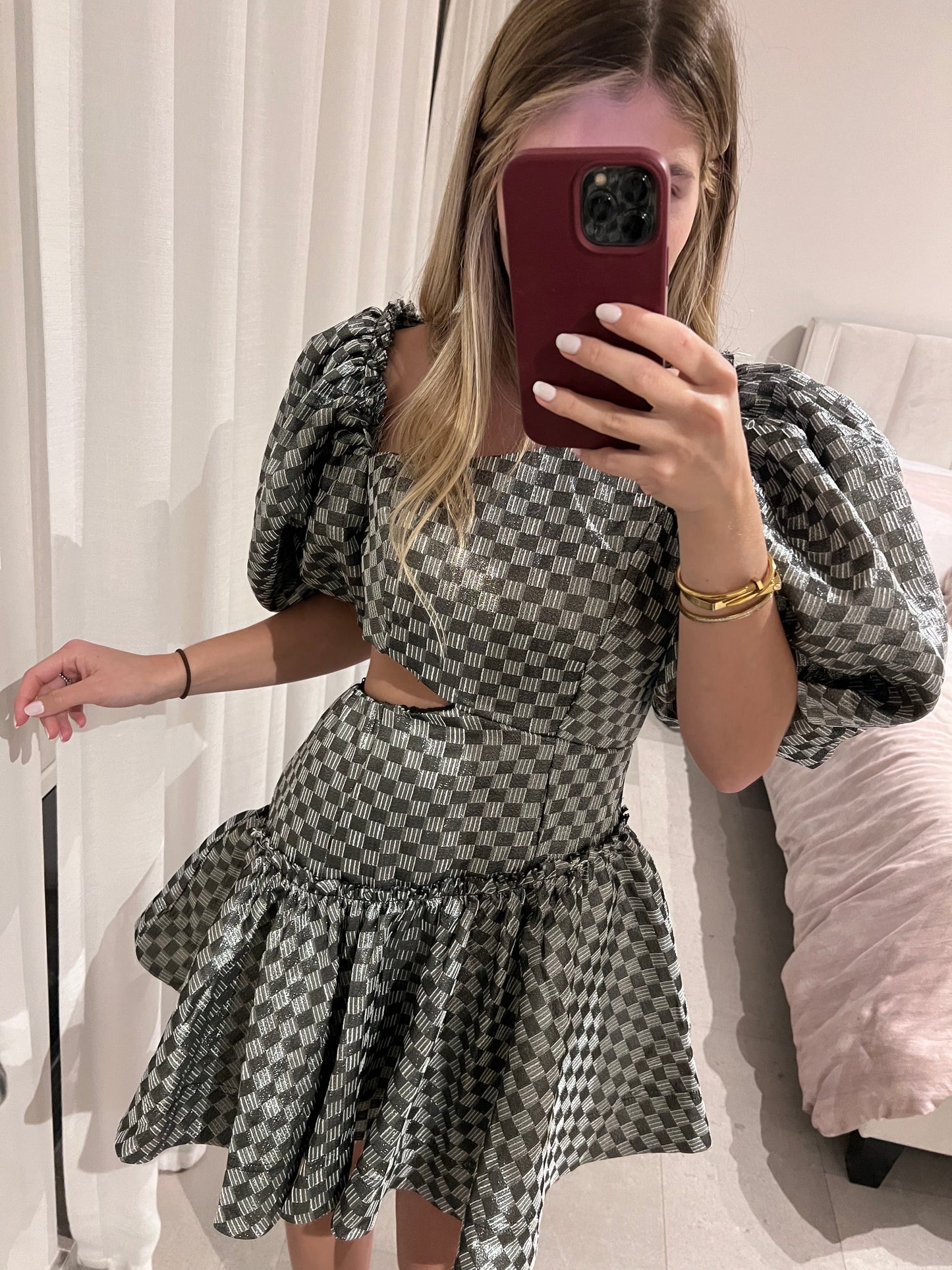 CLAIRE BLACK MINI DRESS