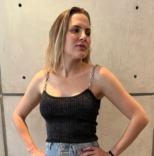 SHINY CHAINS TOP