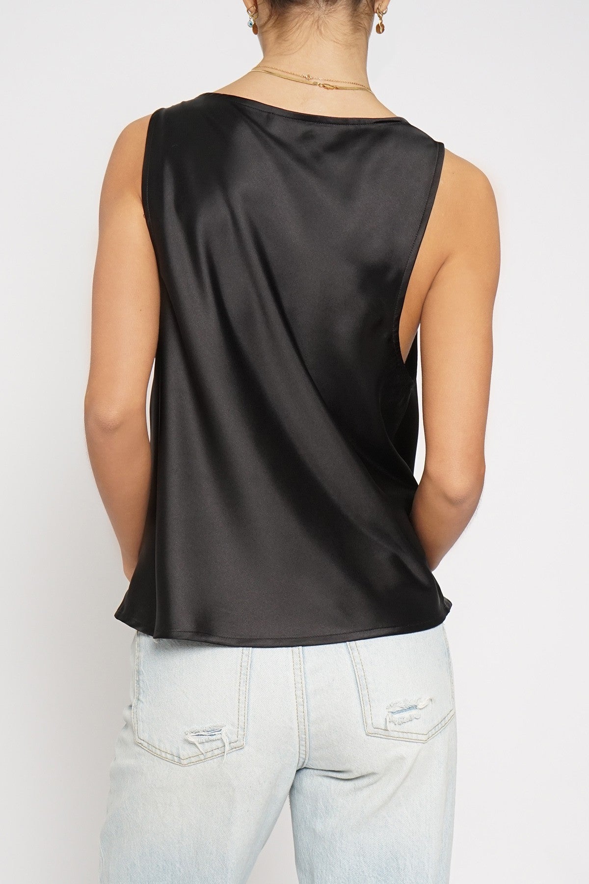 RHINESTONE BLACK TOP