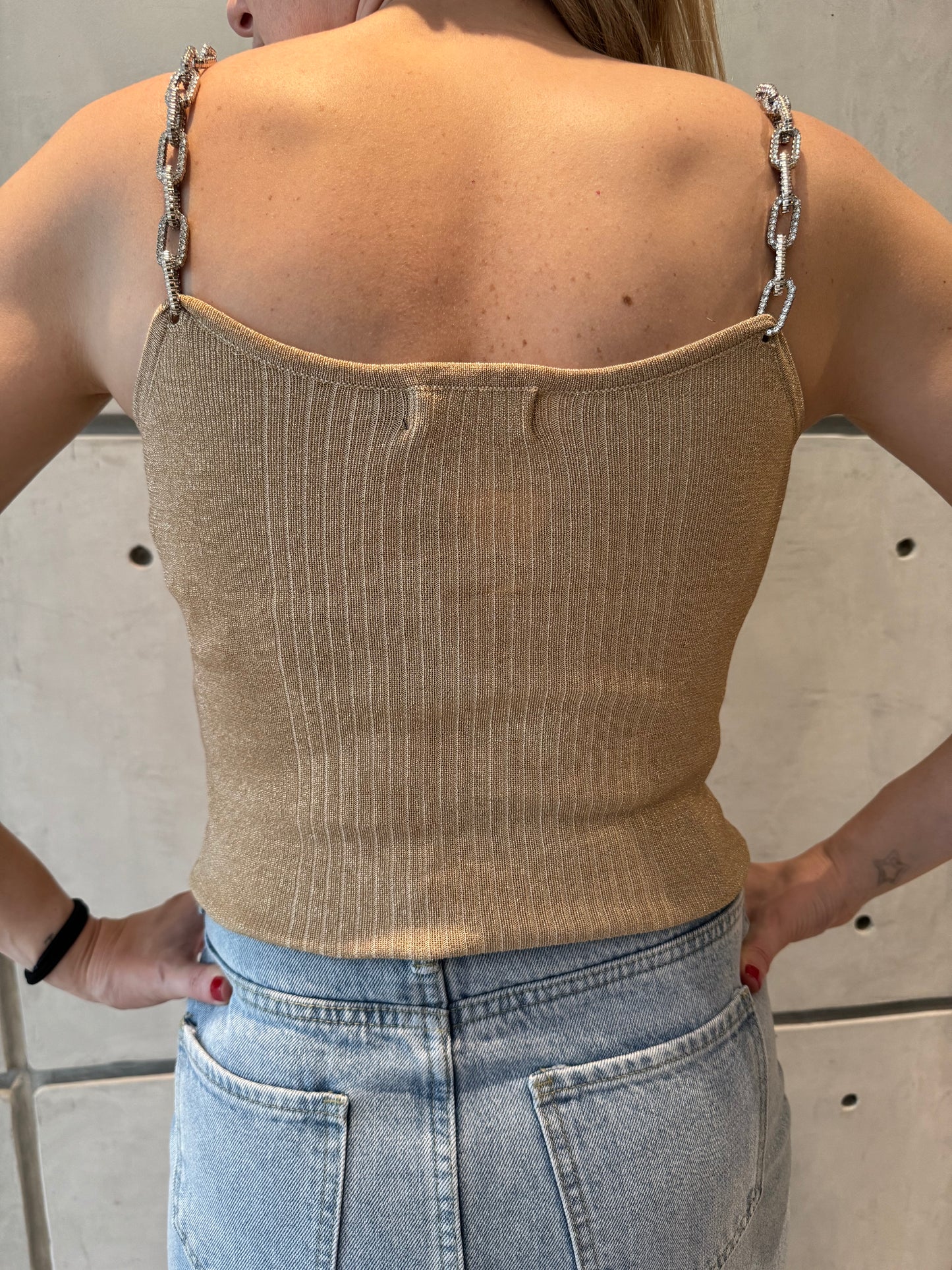SHINY CHAINS TOP