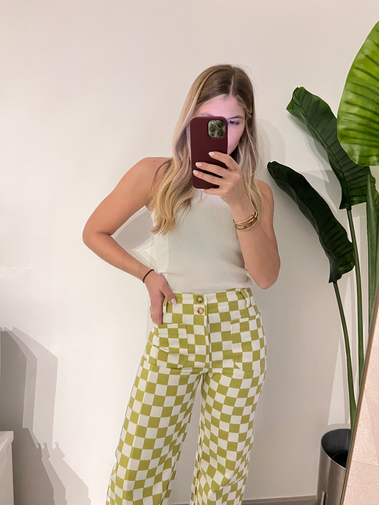 CHECKERED PANT