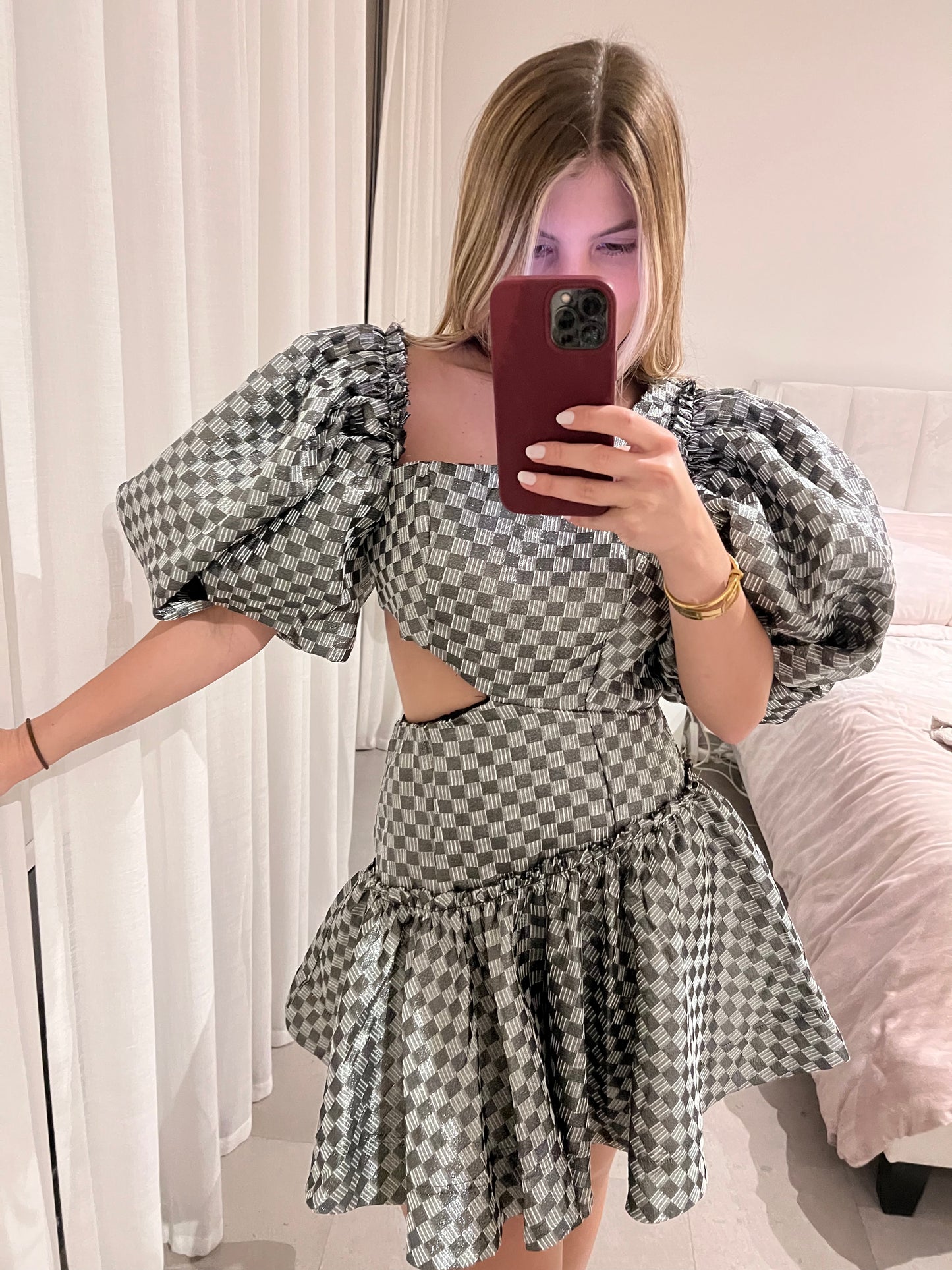 CLAIRE BLACK MINI DRESS