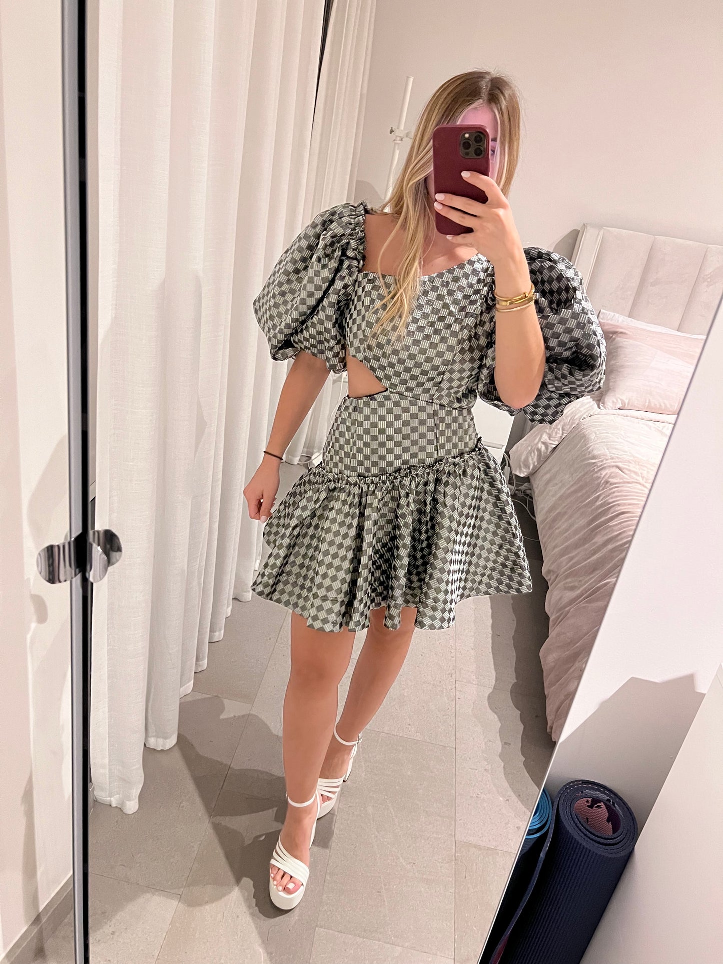 CLAIRE BLACK MINI DRESS