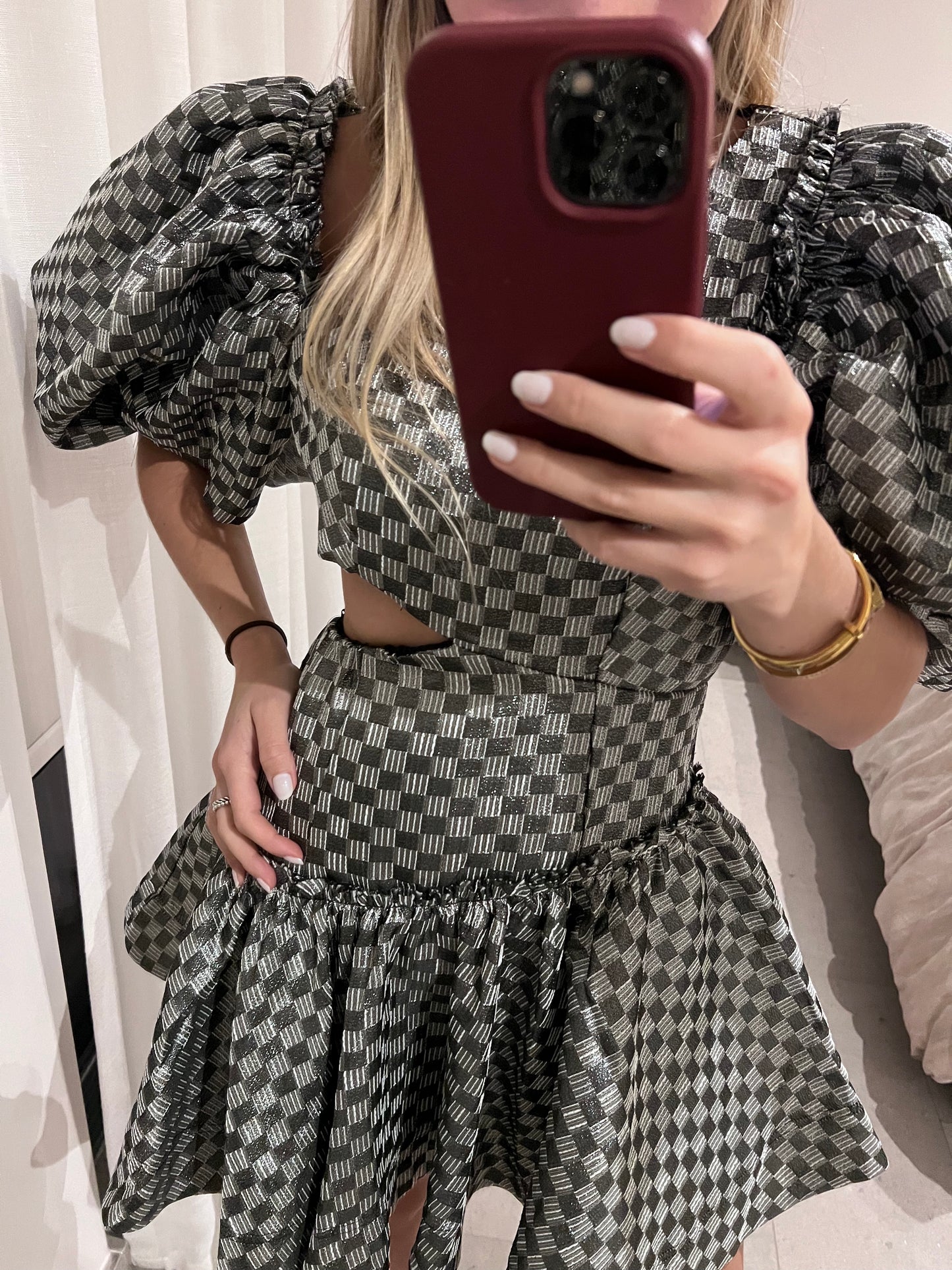 CLAIRE BLACK MINI DRESS