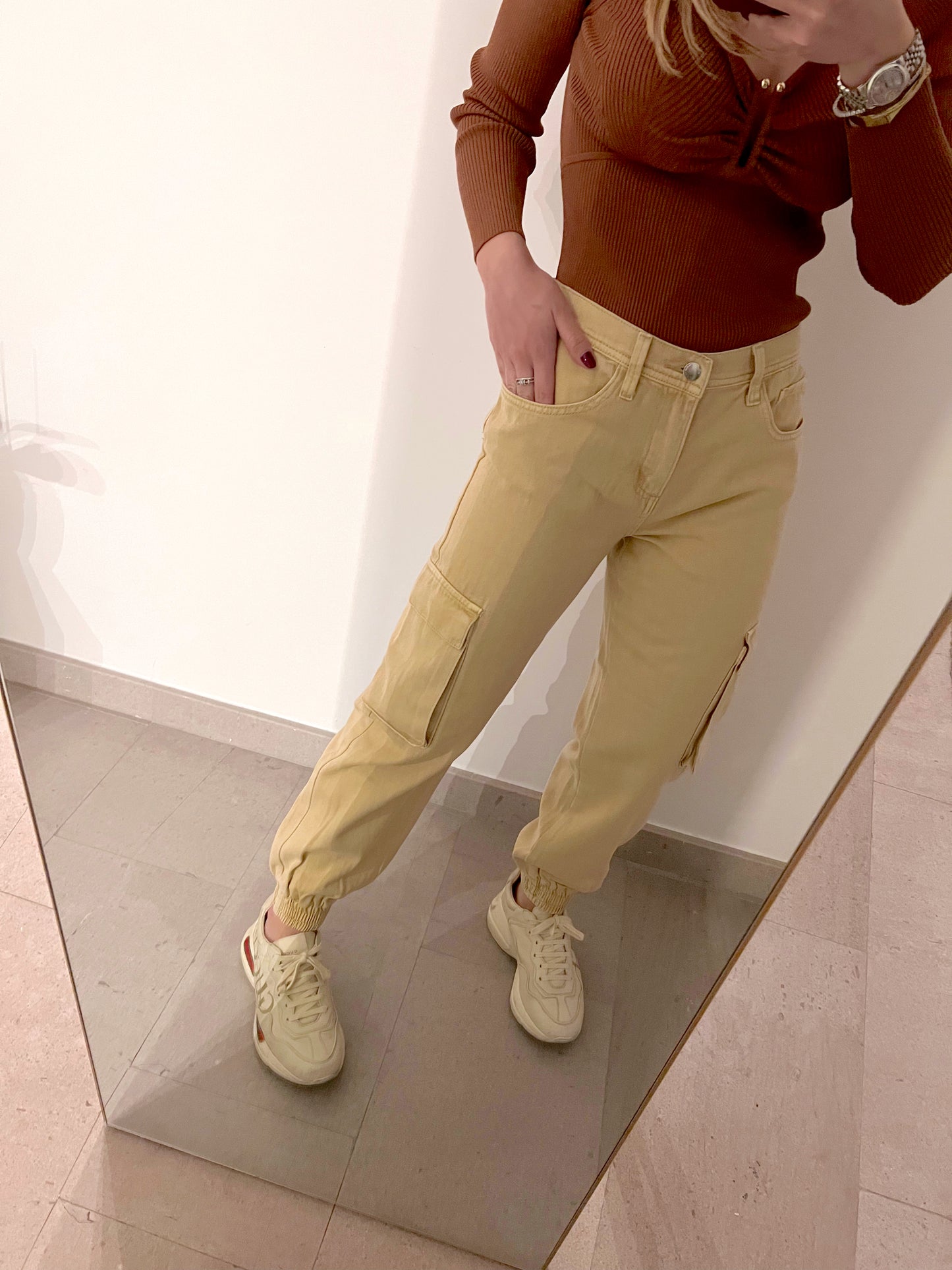 KHAKI JOGGER CARGO PANT