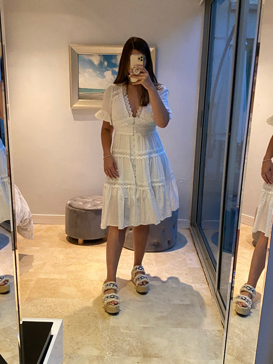 LACE WHITE DRESS